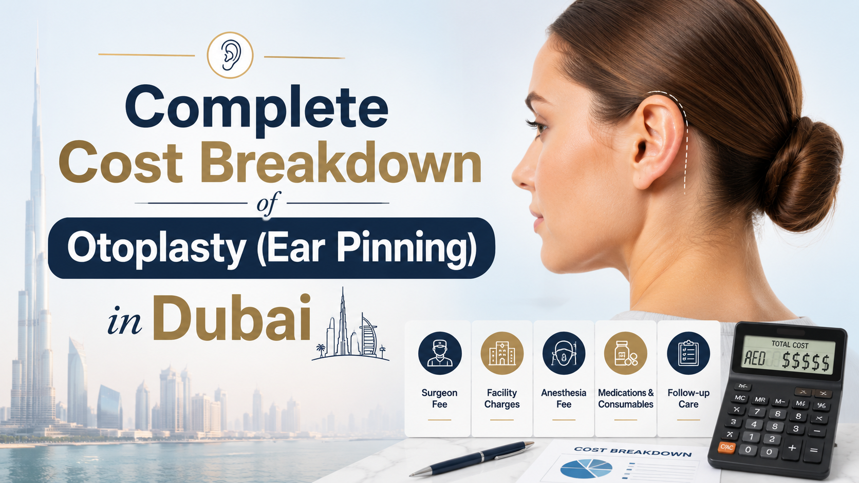 Complete Cost Breakdown of Otoplasty (Ear Pinning) in Dubai: Pricing, Factors, Recovery & What to Expect